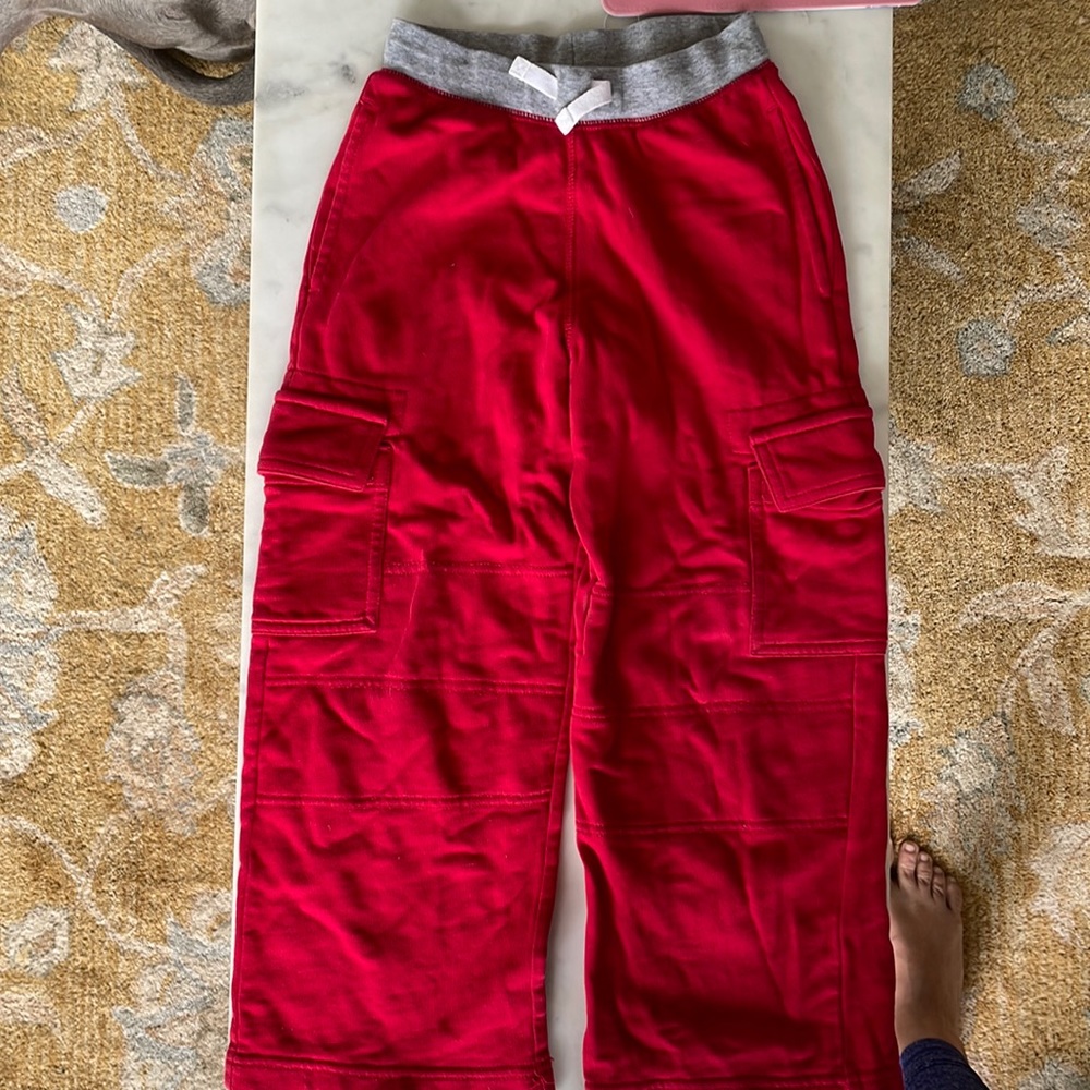 Hanna Andersson red sweat pants